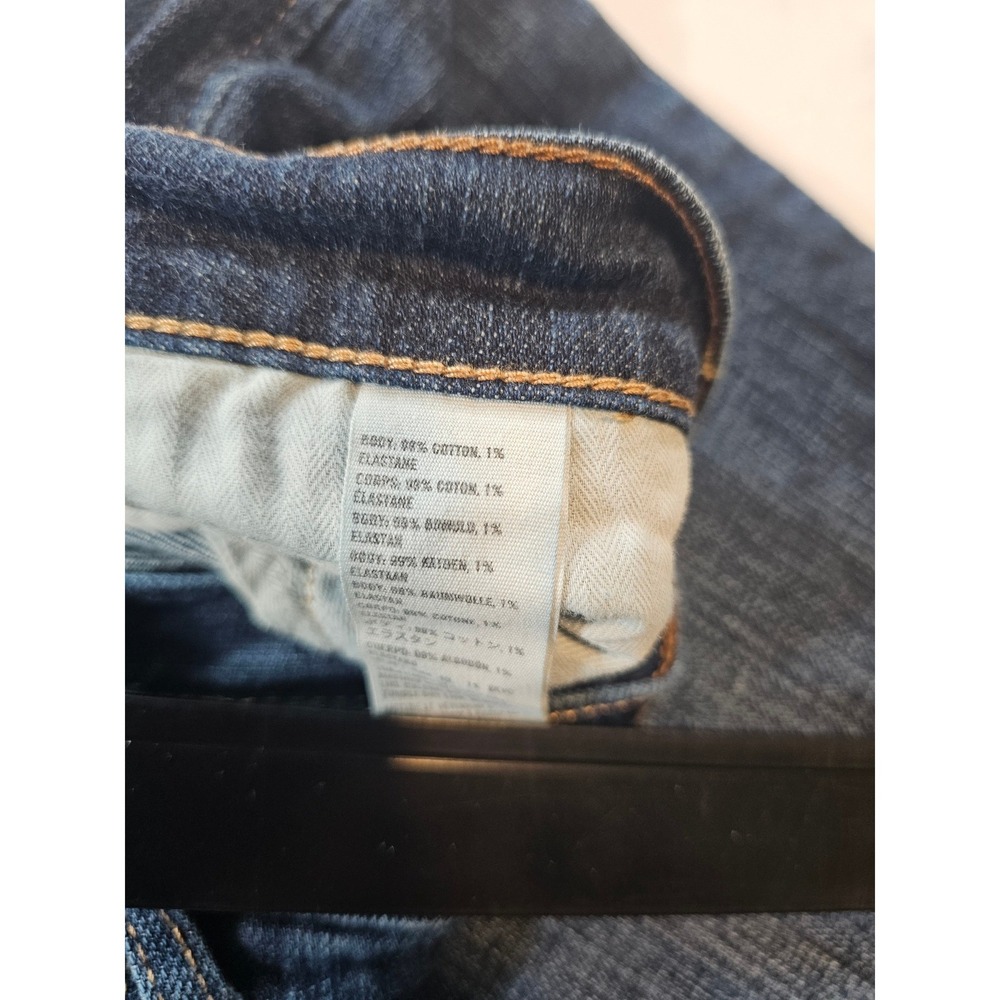 Abercrombie & Fitch Bootcut Jeans Womens 6S Dark Blue Stretch - Picture 4 of 6